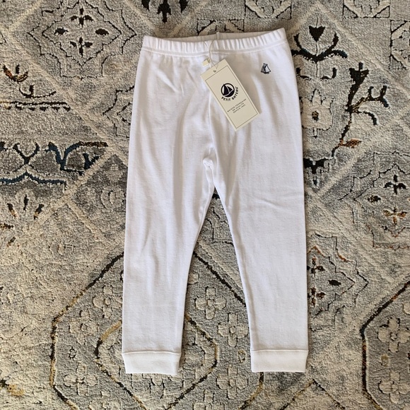 Petit Bateau Other - NWT Petit Bateau white leggings, size 18-24 months